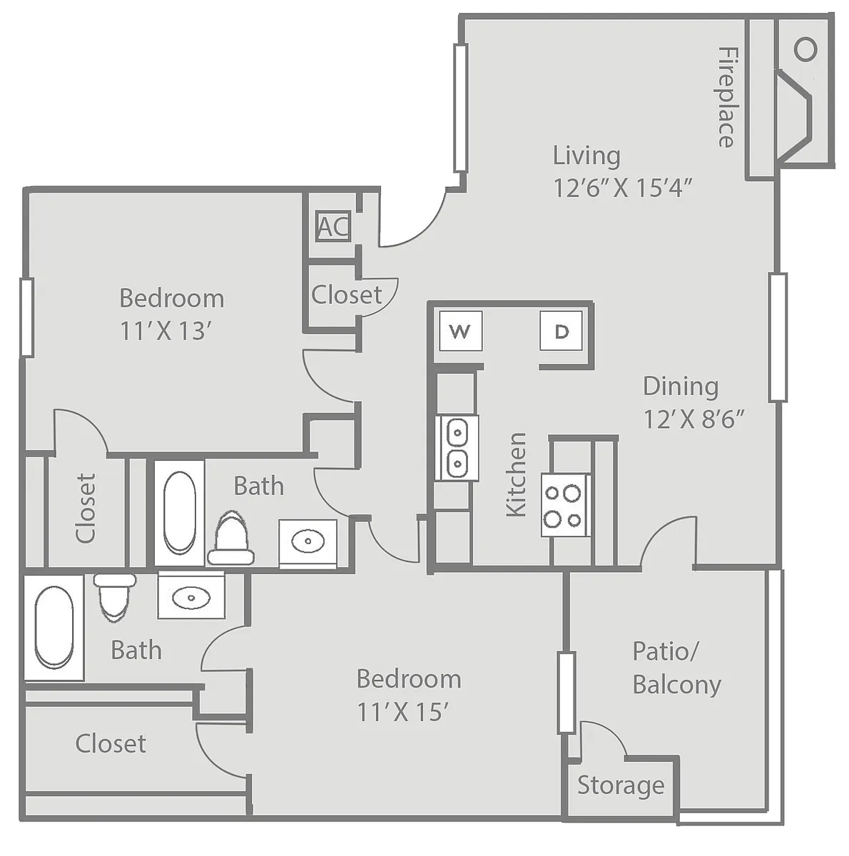 Floor plan B3