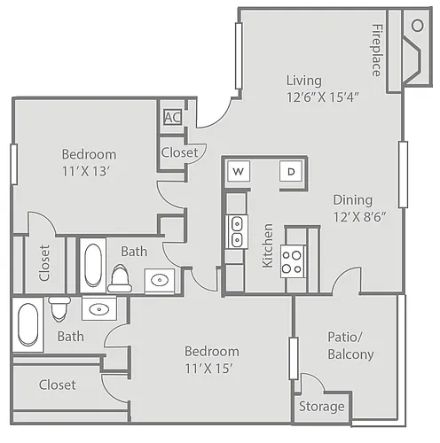 Floor plan B3