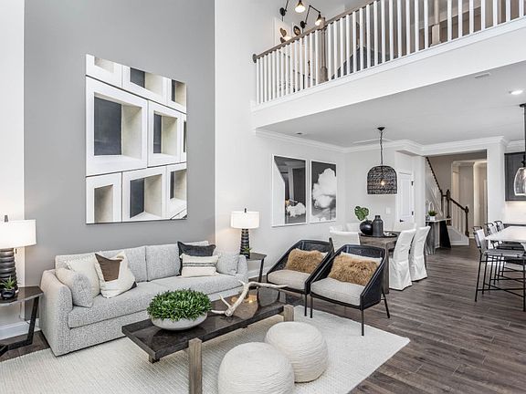 Two story gathering room in the Northbrook