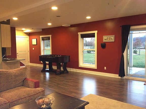Huge finished basement.