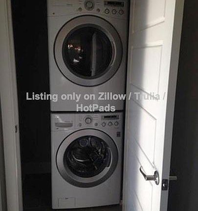 Full size washer and dryer on main floor.