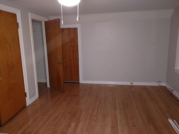 Bedroom with large closet. Extra storage space in the eaves.
