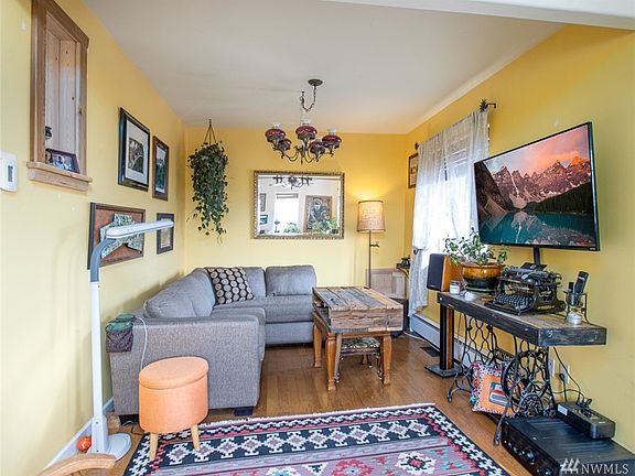 Living space with views Southeast across the valley.