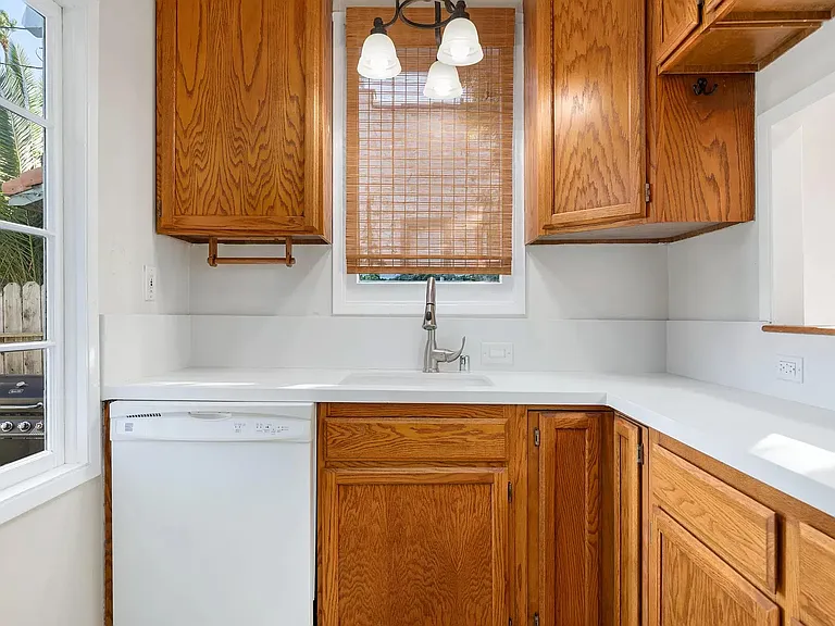 Main kitchen with quartz countertops