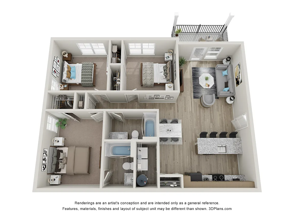 Floor plan 3 bedroom