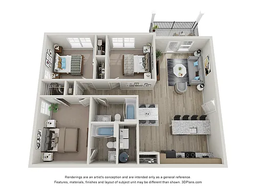 Floor plan 3 bedroom