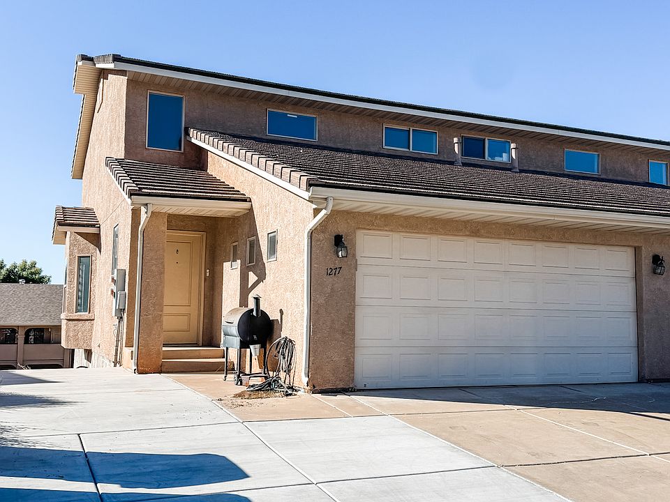 Exterior with 2-car garage