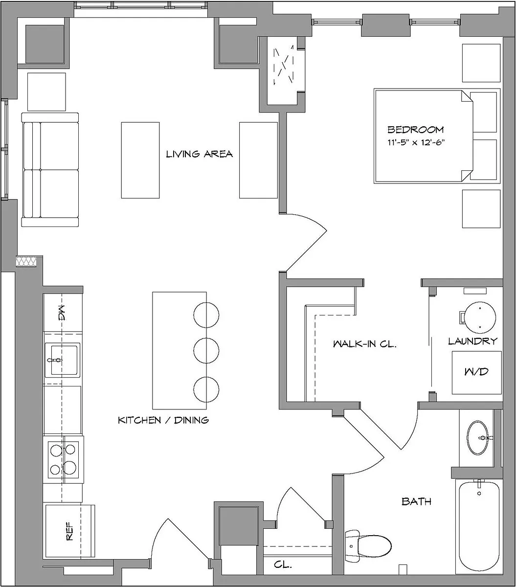 Floor plan 1BR11