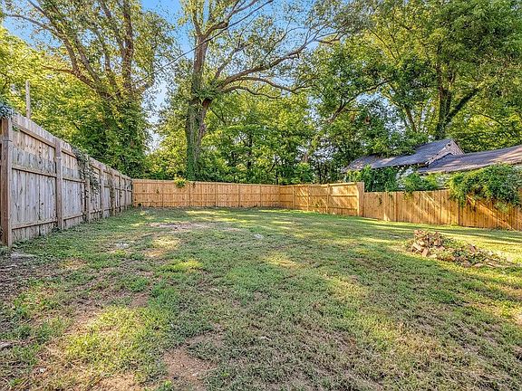 Large Fenced backyard