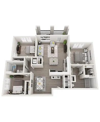 Floor plan C1-B