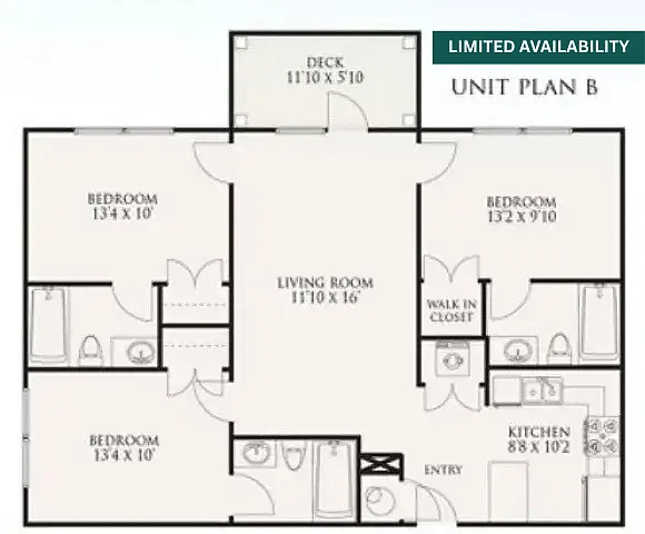 Floor plan 3X3