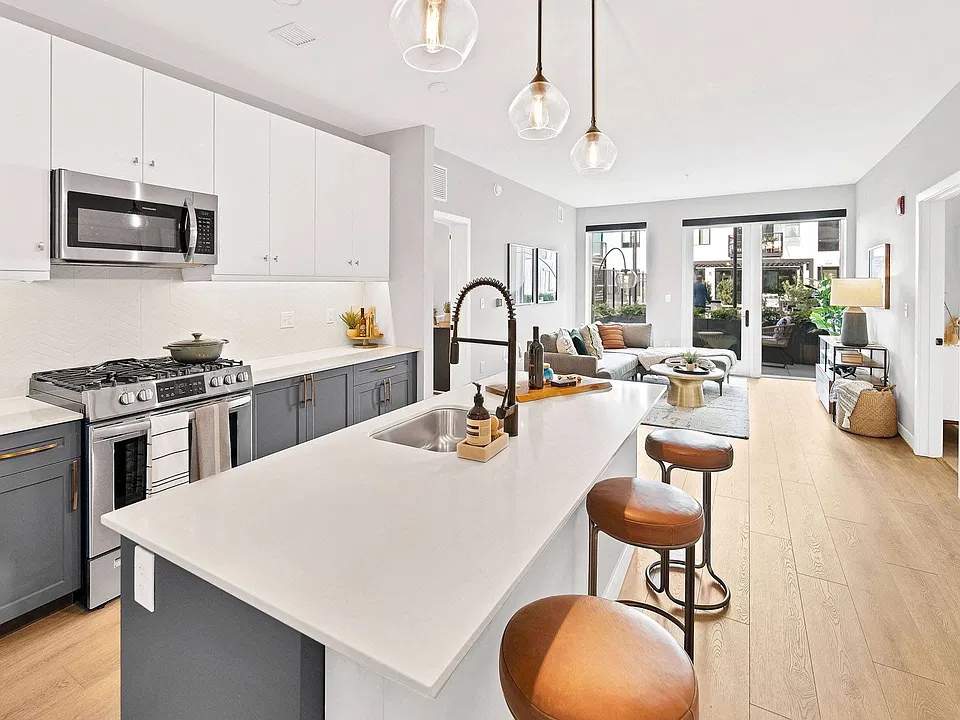 Kitchen and Living Room