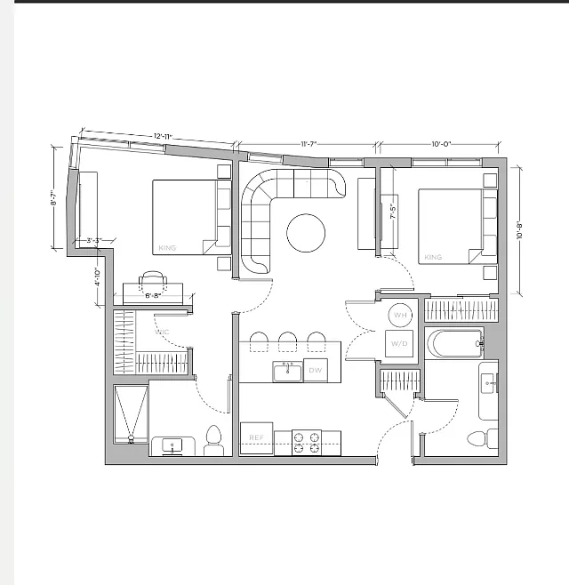 Floor plan 2Beds