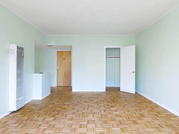 Studio facing front door