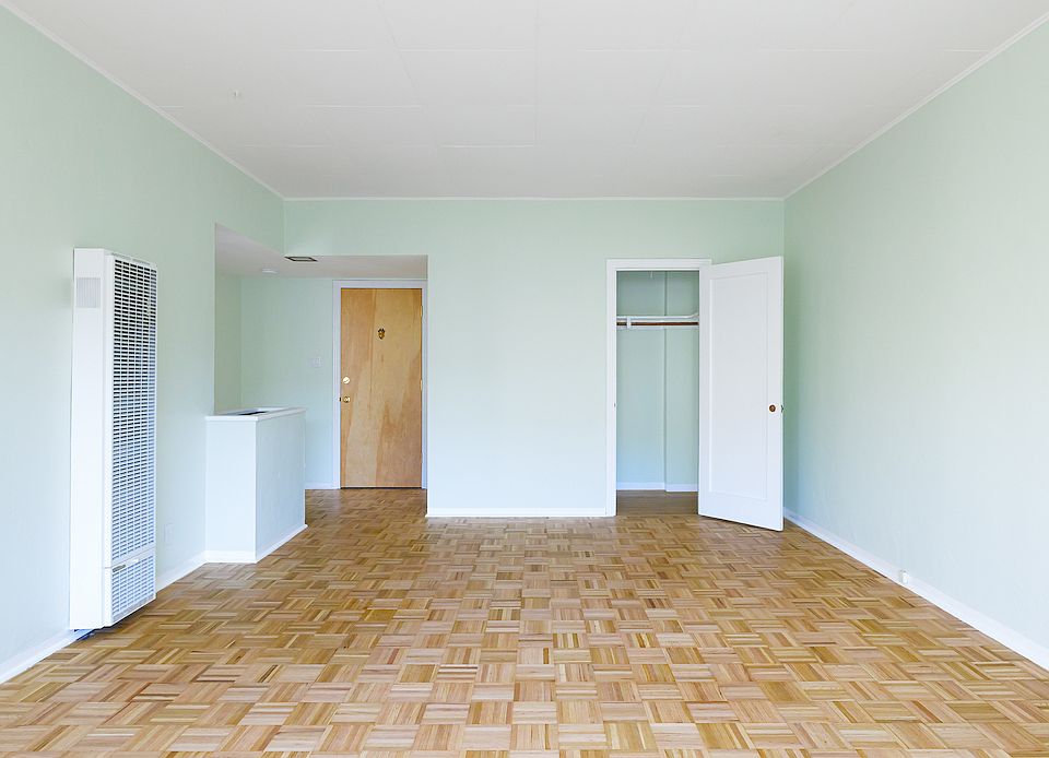 Studio facing front door