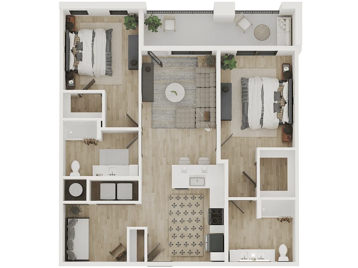 Floor plan B6