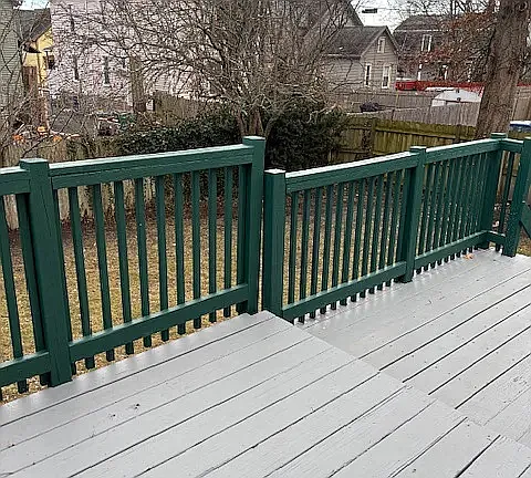 Back Deck w/ Fenced in yard.