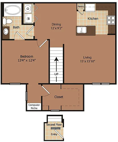 Floor plan A2-2 PV