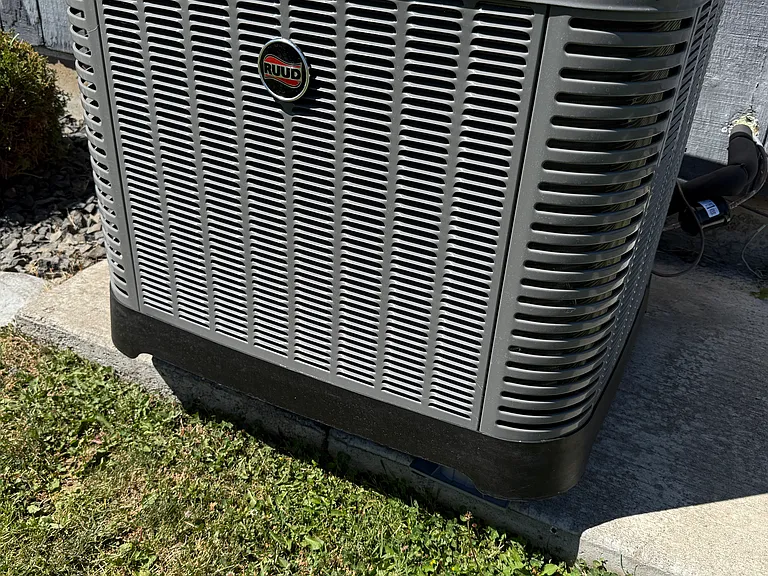 New central heat and air system with heat pump