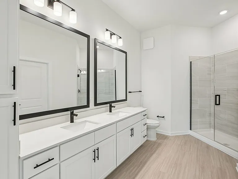 Primary Bathroom with Glass Shower