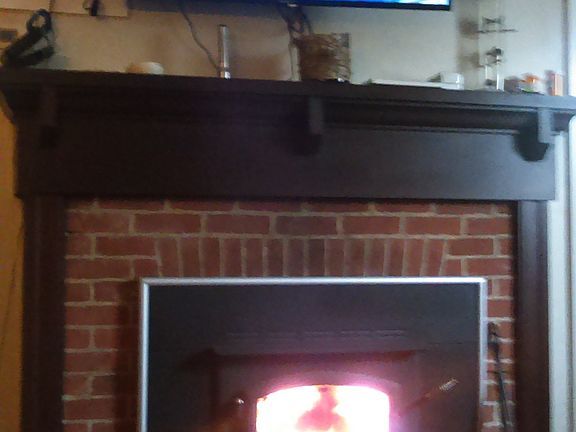 Fireplace. TV included