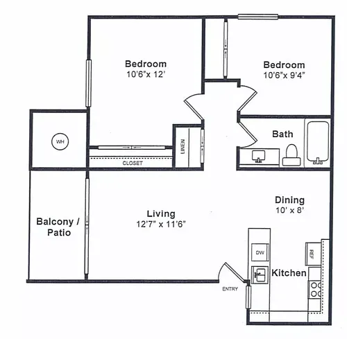 Floor plan 2X1-715