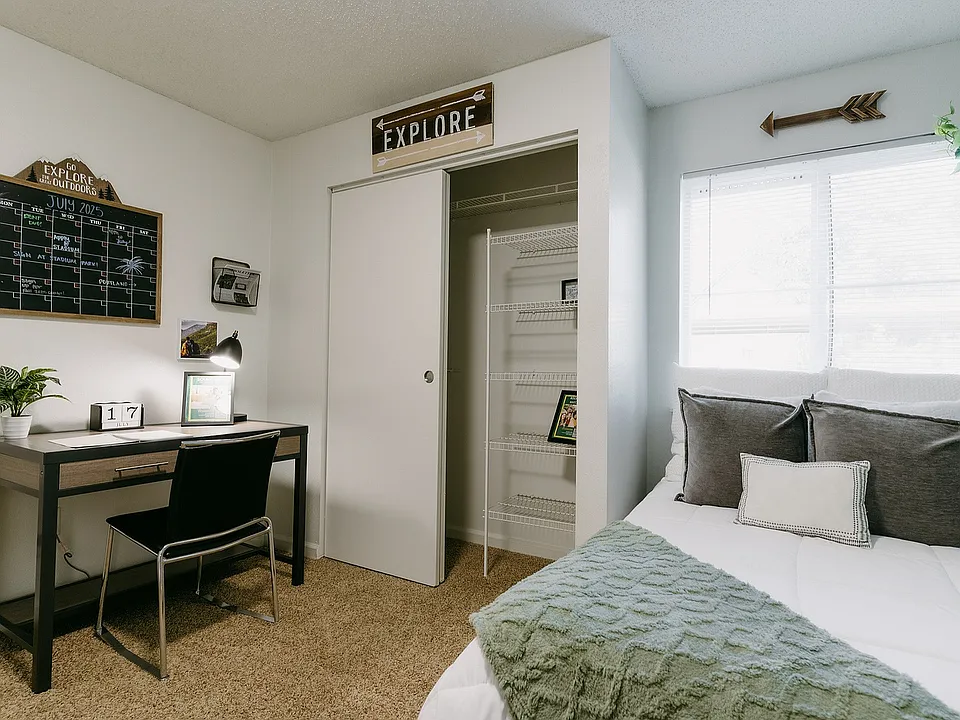 Bedroom in 4 Bedroom Floor Plan