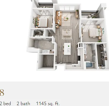 Plan 8 floor plan The Charles Denver West