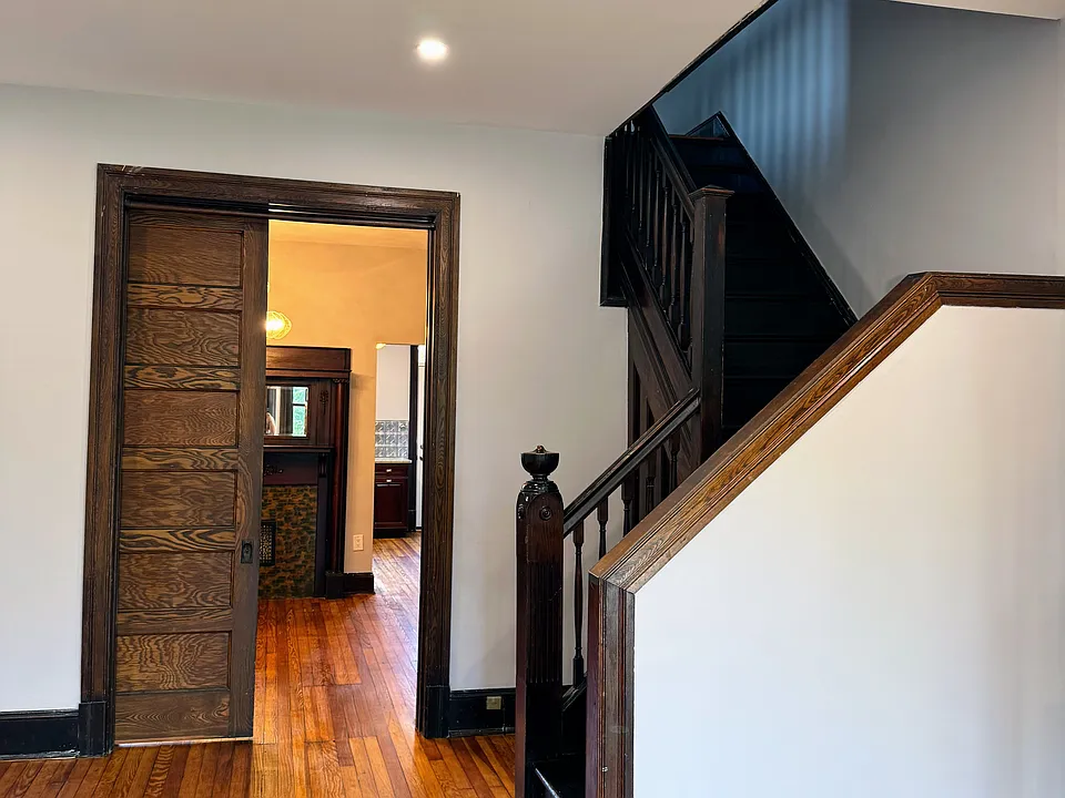 Sliding door for open or closed living space