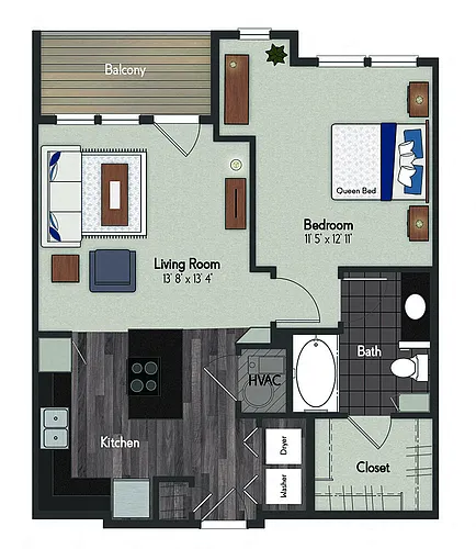 Floor plan Bemis