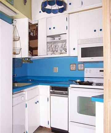 Kitchen in upstairs unit