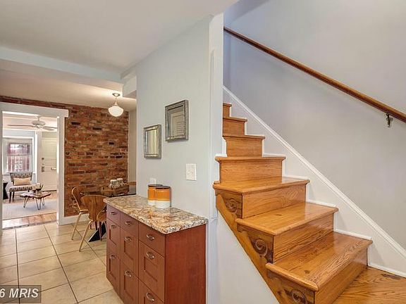 Main corridor rear view- Beautiful stairway