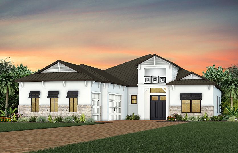 Exterior CO3 with stone detail and metal roof