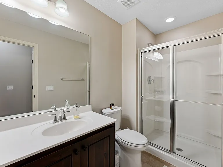 Basement bathroom