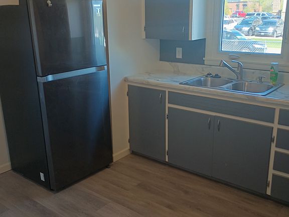 Kitchen from side door entrance