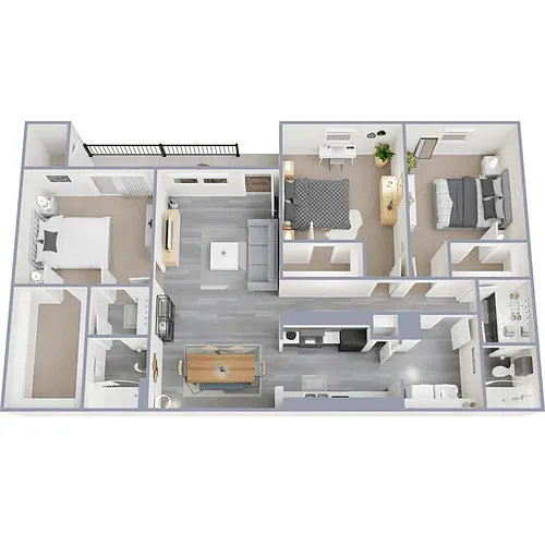 Floor plan C2-Huffington