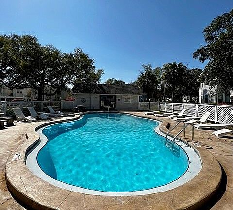 Beautiful pool area