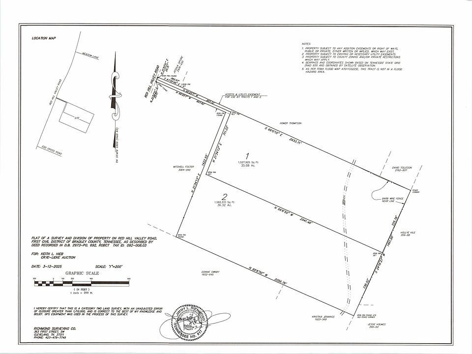 2nd image of TRACT 1 Red Hill Valley Rd SE