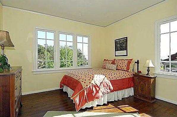 Large Bedroom with light galore