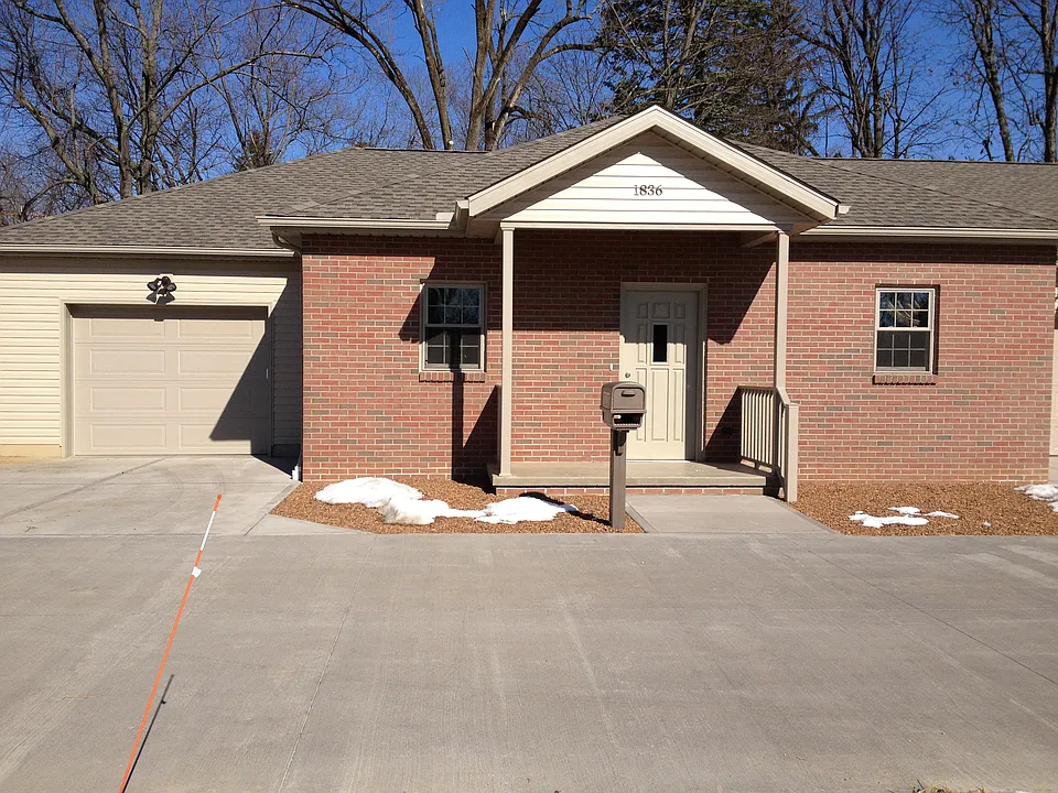 front of unit