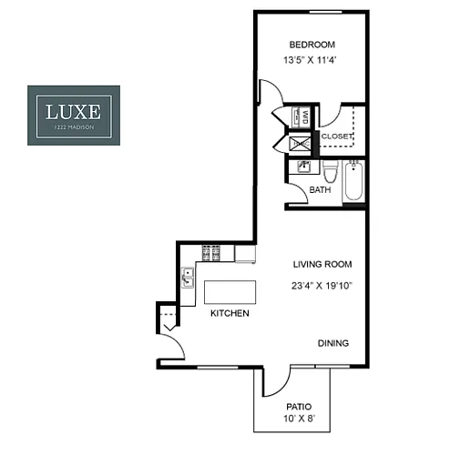 Floor plan 1G