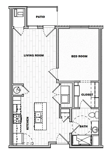 Floor plan Hampton