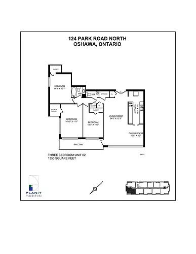 Floor plan 3 Bedroom