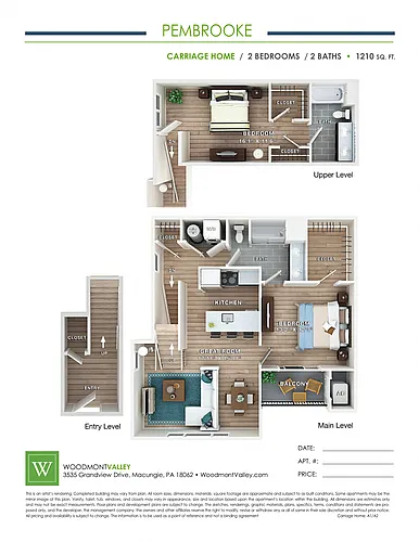 Floor plan Pembrooke