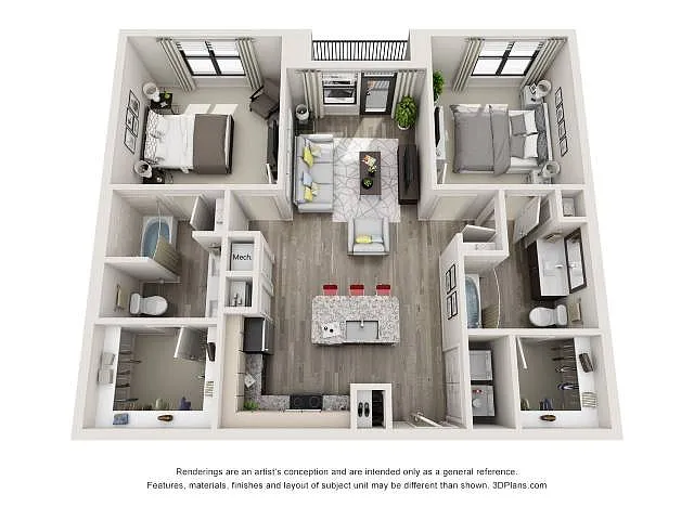 Floor plan b1c