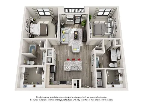 Floor plan b1c