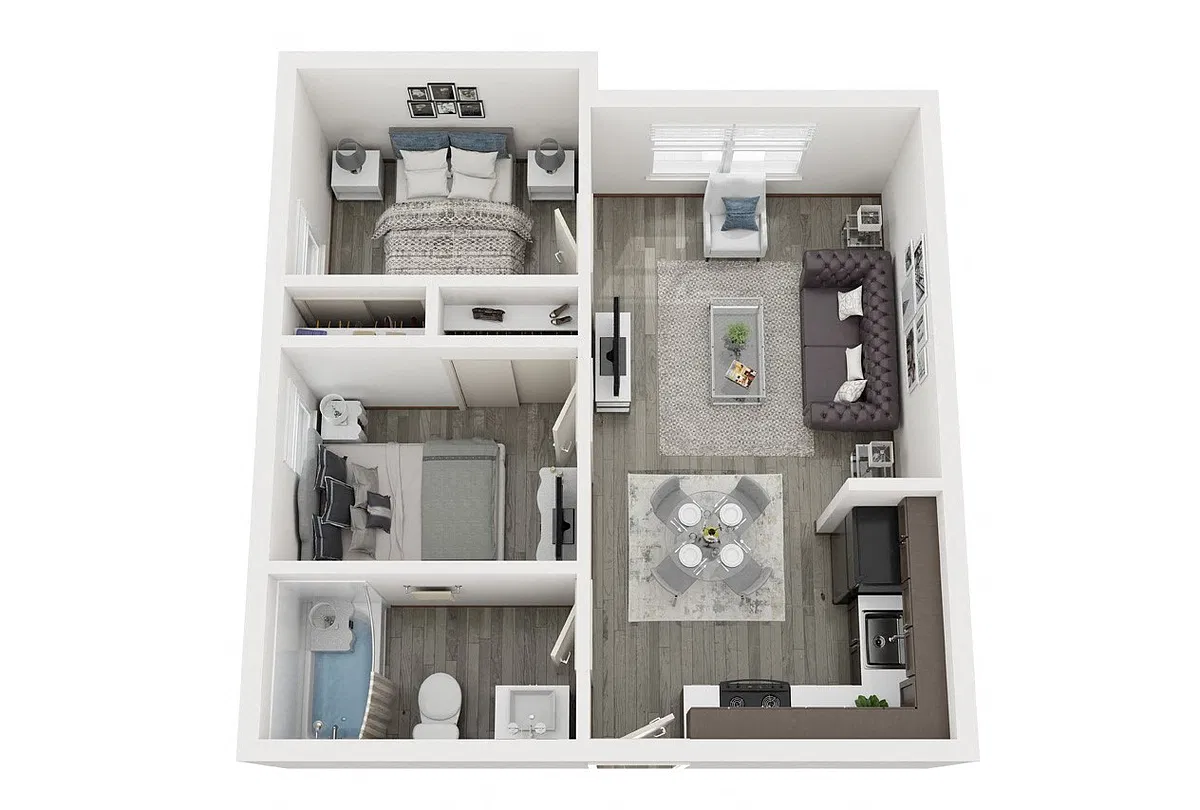 Floor plan 2 bedroom