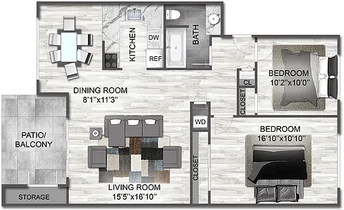Floor plan Redwood