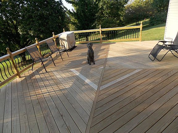 Deck from living room