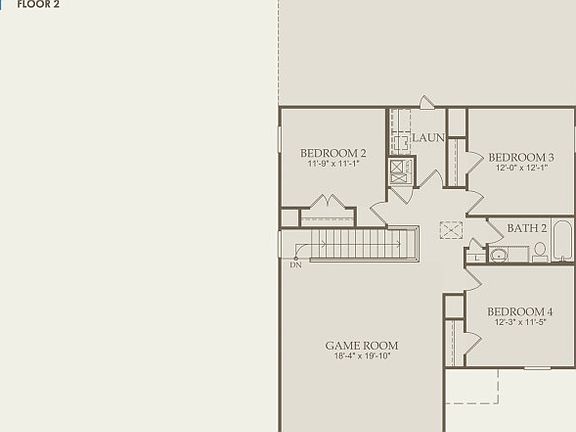 Granville Floor Plan, Quick Move-In Home, Floor 2